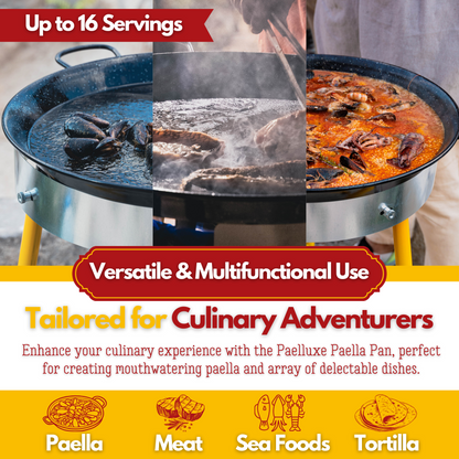 Paelluxe 22'' Paella Pan